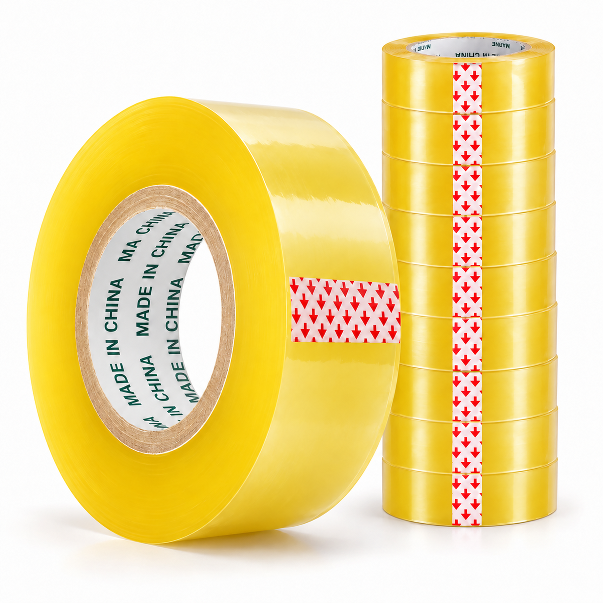 Pack 10 Huincha De Embalaje Cinta Embalaje 300mts X4.8cm Embalaje