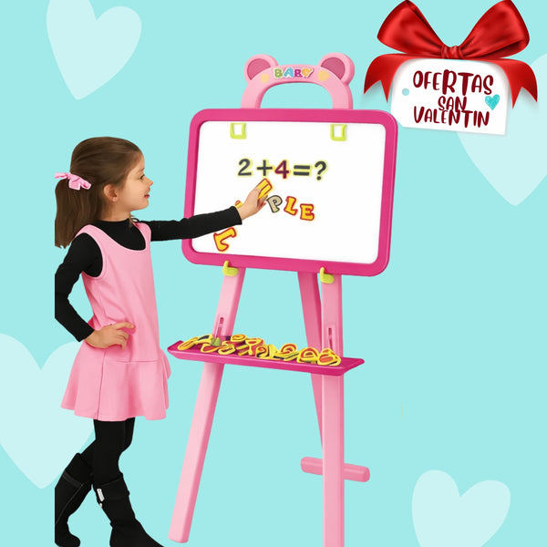 Pizarra Didactica Magnetica Educativa Magnetica Niñas 3en1