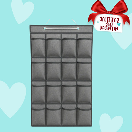 Organizador Colgante Puerta 16 Bolsillos Multiuso 88x45cm