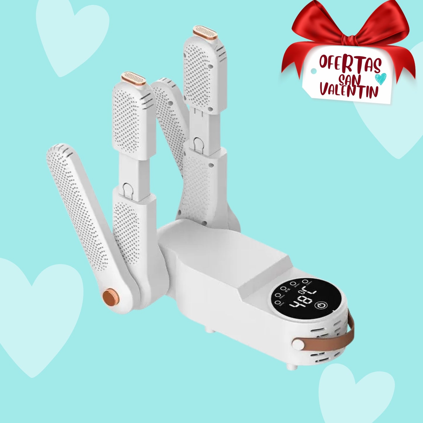 Secador Electrico De Zapatos Doble Calefactor C/temporizador