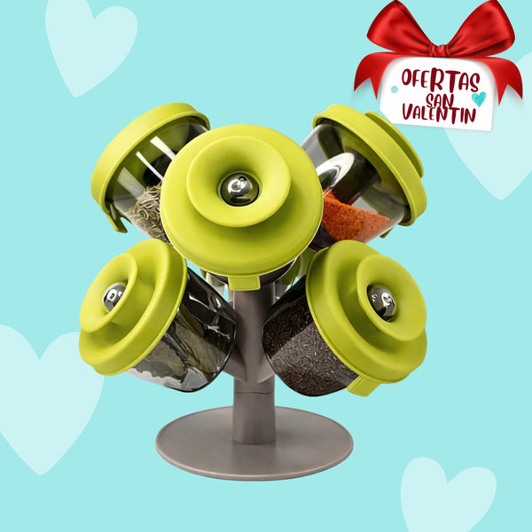 Set Condimentero Condimenteros Especieros Porta Especieros