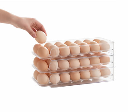 Huevera 3 Niveles Organizador Huevos Bandeja Huevera 42 Unid