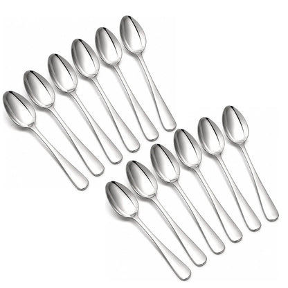 Pack X12 Cucharas Grandes Para Servir Sopa Acero Inoxidable