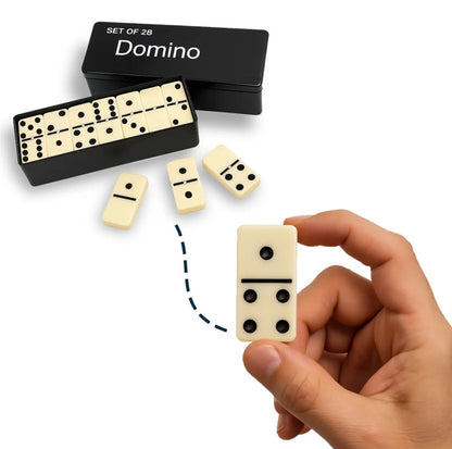 Domino Familiar Juegos De Mesa Juego Domino 28 Piezas 9mm