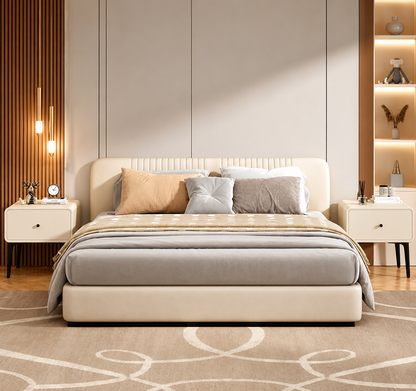 Pack x2 Velador Nordico Veladores De Madera Mesa Moderna 40x40x48cm