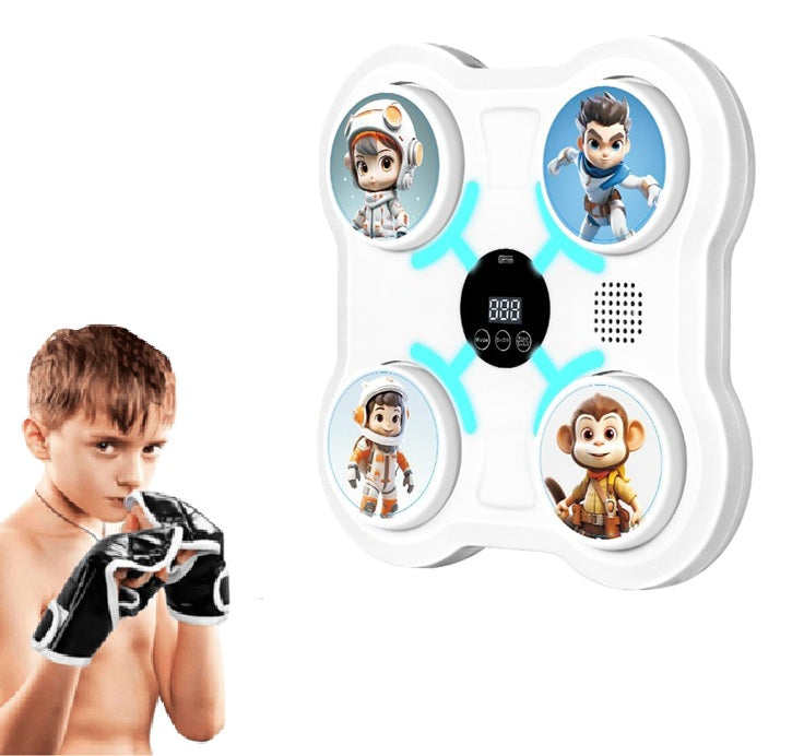 Maquina De Boxeo Niños Inteligente Bluetooth Luces Musical