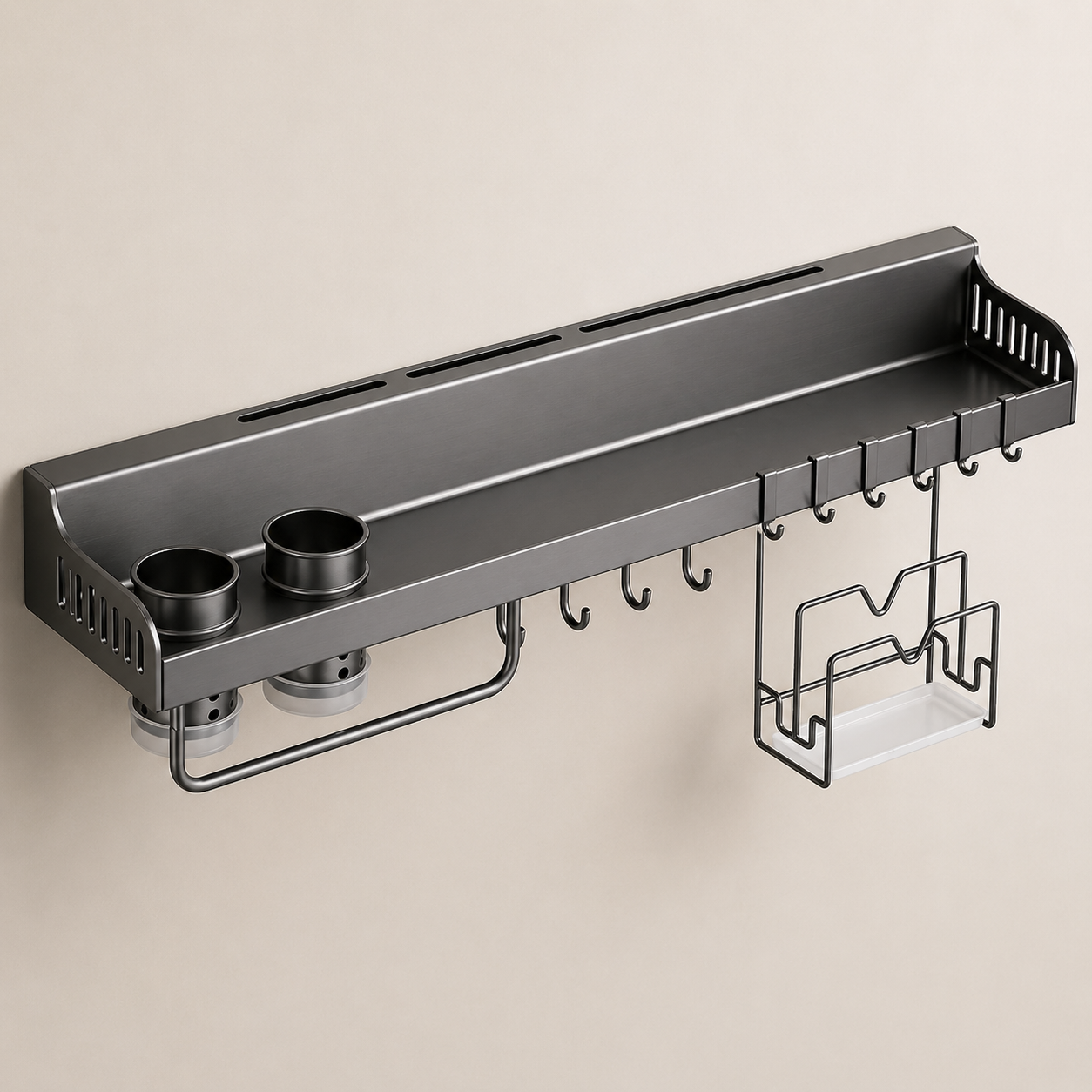Organizador Soporte Colgador Utensilios Cocina Condimentos