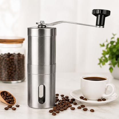 Molinillo Manual Moledor De Cafe Triturador Acero 50ml