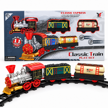 Tren Juguete Juguetes Tren Electrico Para Navidad Tren 11pcs Clasico