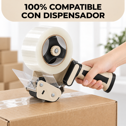 Cinta Adhesiva De Embalaje Transparente 100 Mts X 4.8 Cm