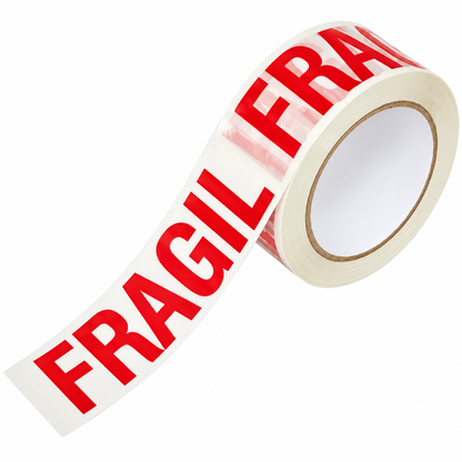 Pack 5 Huincha Fragil Embalaje Cinta Embalaje Fragil 250mts X4.5cm