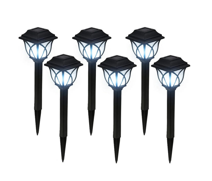 6x Farol Solar Exterior Lamparas Solar Para Jardin Farol Luz