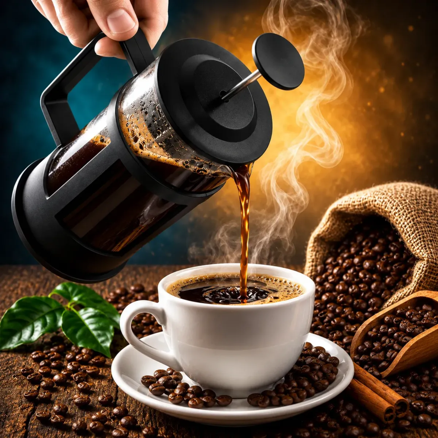 Prensa Francesa Cafetera Francesa Manual Cafe Te Mate 350ml