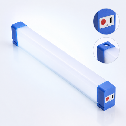 Barra Luz Led Recargable Lampara Portátil Usb Tubo 32cm