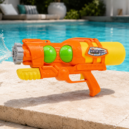 Pistola Lanza Agua Lanzador De Agua Pistola Niños 52cmx25cm