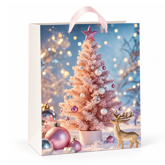Bolsa De Regalo Navidad Bolsa Navideña 23x18x10cm Bolsa M