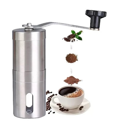 Molinillo Manual Moledor De Cafe Triturador Acero 12,5cm