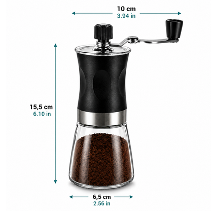 Molino Cafe Manual Moledor De Granos Moledor Cafe Vidrio