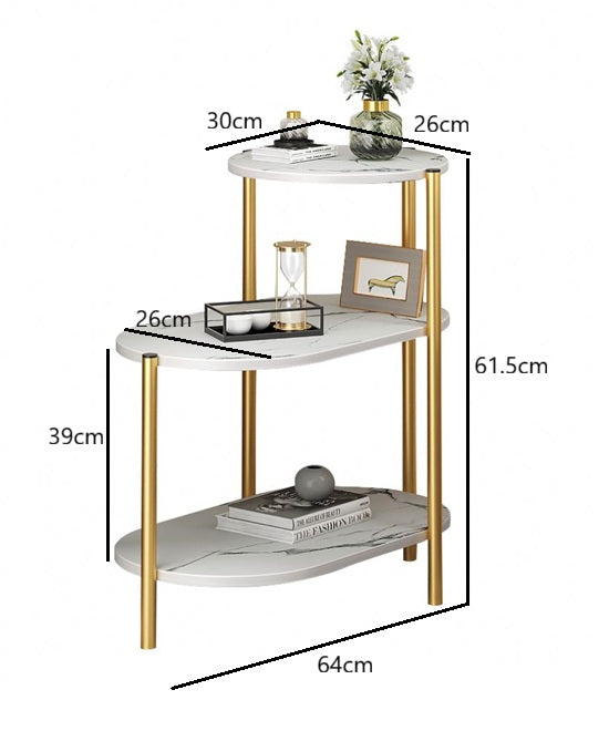Mesa Centro 3 Niveles Mesa Auxiliar Decorativa Centro Living