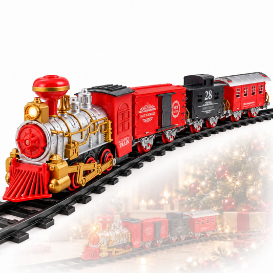 Tren Juguete Juguetes Tren Electrico Para Navidad 18pcs
