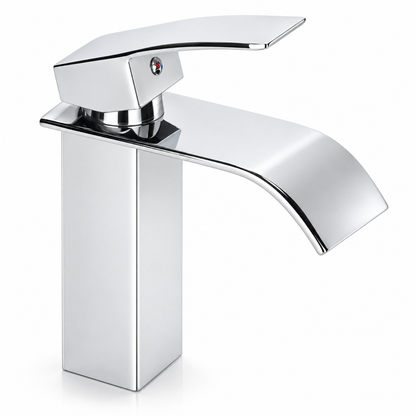 Grifo Cascada Plateado Brillante
