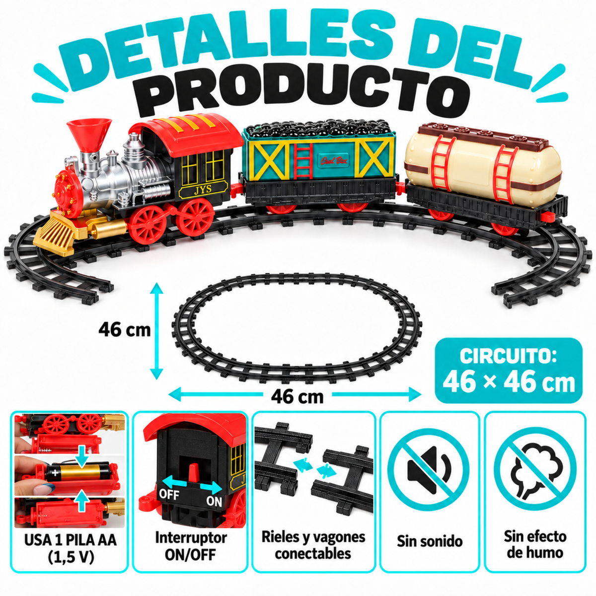Tren Juguete Juguetes Tren Electrico Para Navidad Tren 11pcs Clasico