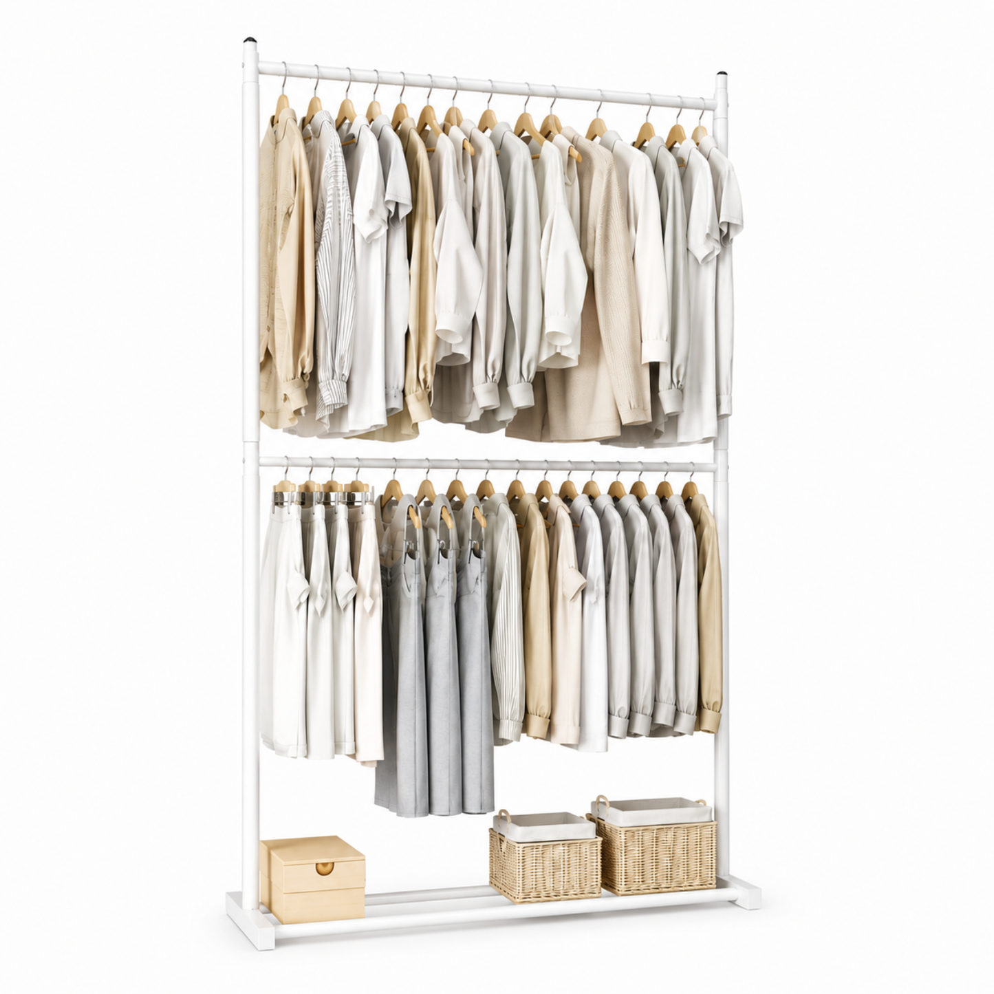 Perchero Organizador Colgador Percha Exhibidor Ropa Metal