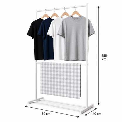 Perchero Organizador Colgador Percha Exhibidor Ropa Metal