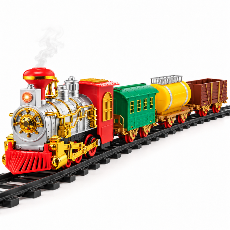 Tren Juguete Juguetes Tren Electrico Para Navidad Tren 14pcs