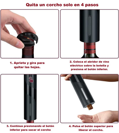 Descorchador Vino Descorchador Electrico Descorchador Usb
