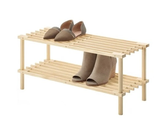 Zapatero Organizador Mueble Zapatero Madera Zapateros 2niveles